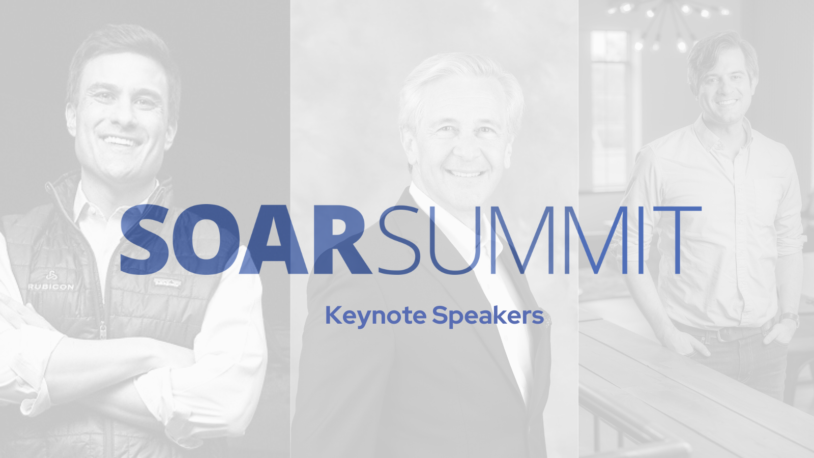 Check out who is speaking at the SOAR Summit SOAR